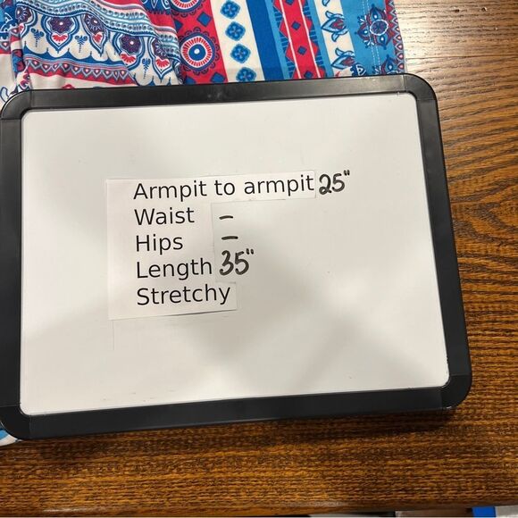 Bobbie Brooks elephant print plus size sleeveless swing stretchy dress size 3X - Picture 9 of 11